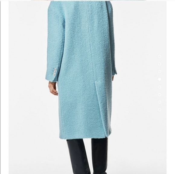 Zara Wool Coat -Limited edition Sky Blue 8357-477 . Bloggers Favorit - Picture 9 of 16